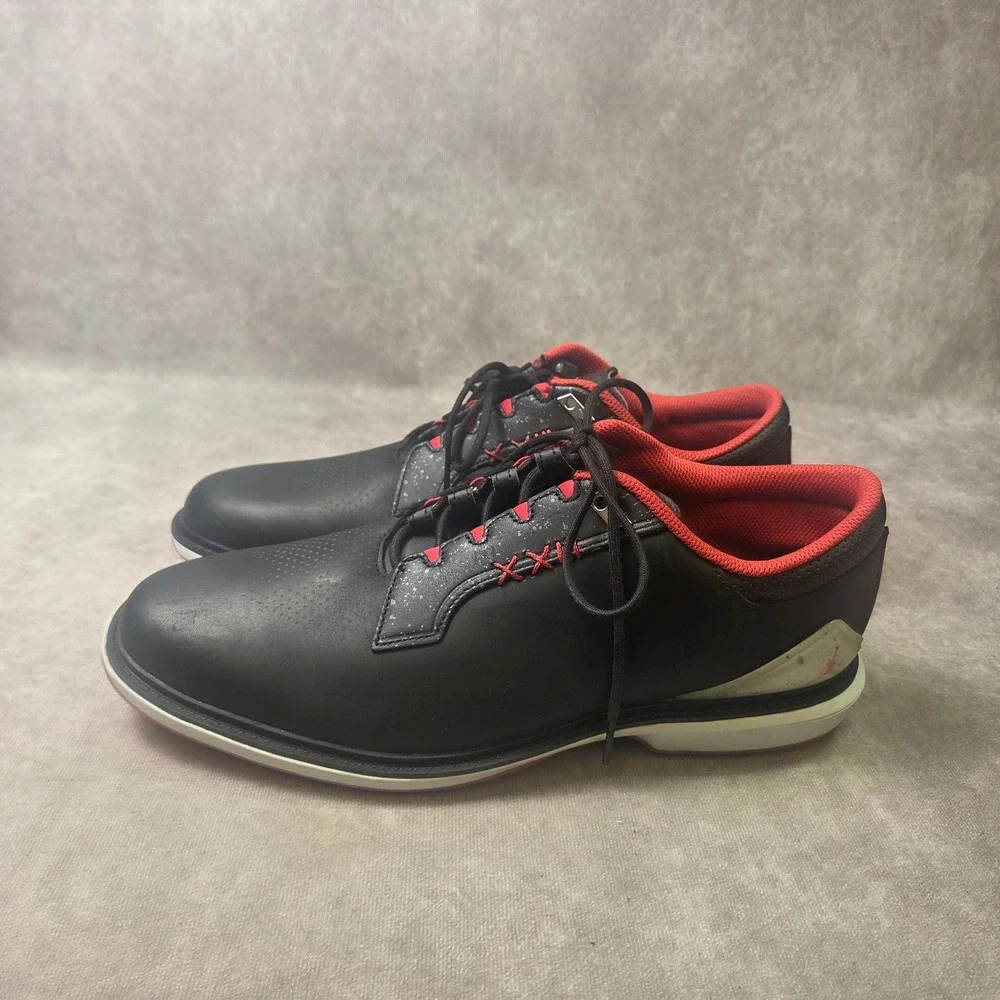 Jordan ADG 2 Black University Red Golf Shoes CT0531-001 Mens Low Top Sneakers